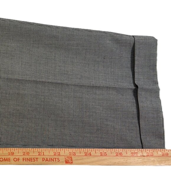 NWOT IVY Crew Slacks-Pants Men's 42X30 Gray Houndstooth Pleated, Creased, Cuffed - Picture 9 of 16